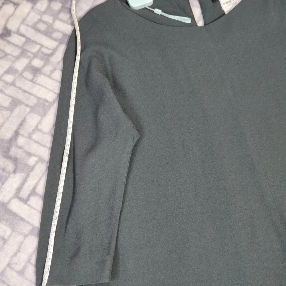 Weekend Max Mara Relaxed Fit Midi Dress Dark Green Size 10